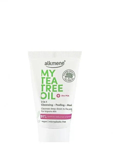 Alkmene My Tea Tree 3in1 Face Wash Gel-Exfoliator-Mask With Tea Tree Oil (20mL)