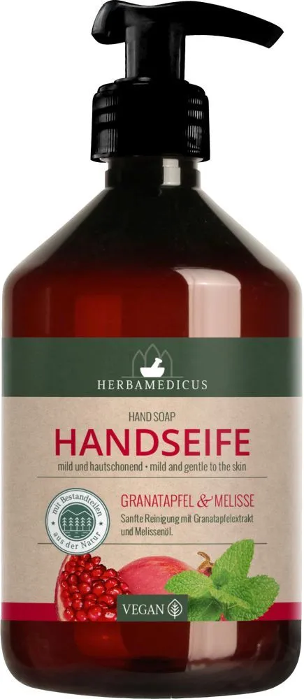 Herbamedicus Liquid Soap Pomegranate & Melissa (500mL)
