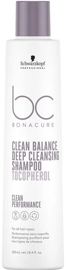 Schwarzkopf Professional Bonacure Clean Balance Deep Cleansing Shampoo (250mL)