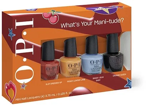 OPI Nail Lacquer Mini What's Your Mani-tude? Set (4x3,75mL)