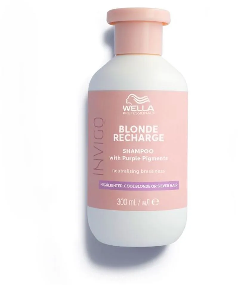 Wella Professionals Invigo Blonde Recharge Cool Neutralizing Shampoo (300mL)