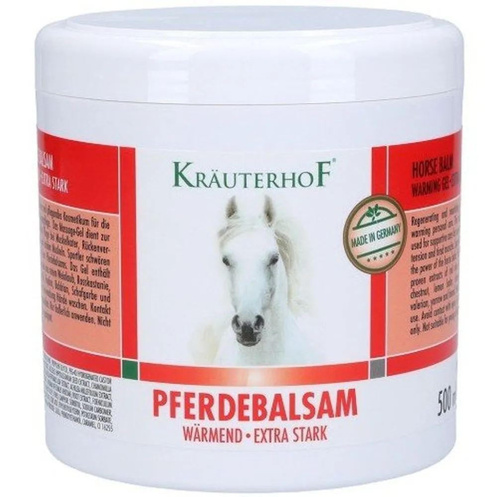 Kräuterhof Horse Balm Warming Gel Extra Strong (500mL)