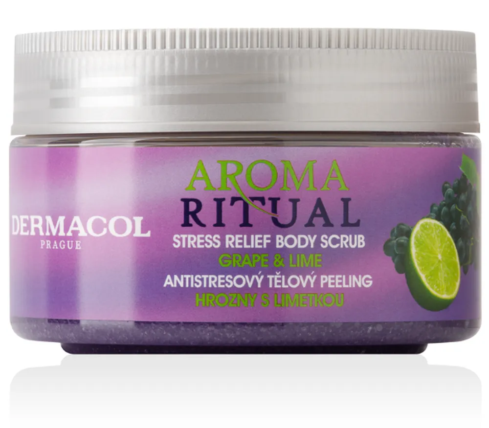 Dermacol Aroma Ritual Body Scrub (200mL) Grape & Lime