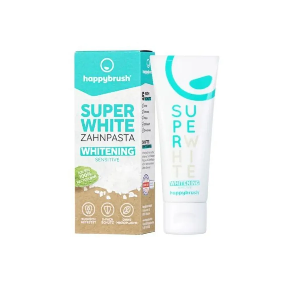 Happybrush SuperWhite + Protect Toothpaste (75mL)