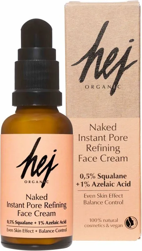 Hej Organic Naked Instant Pore Refining Face Cream (30mL)