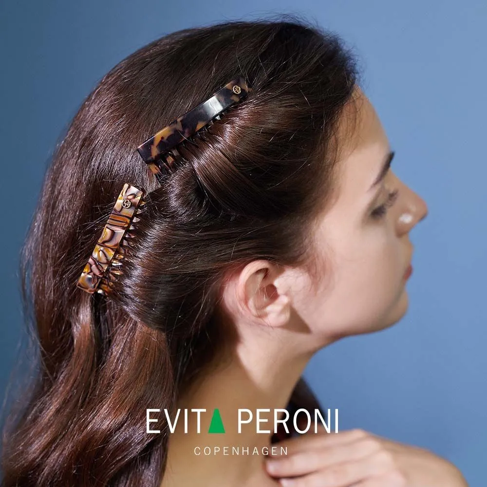 Evita Peroni Karis Hair Comb Brown