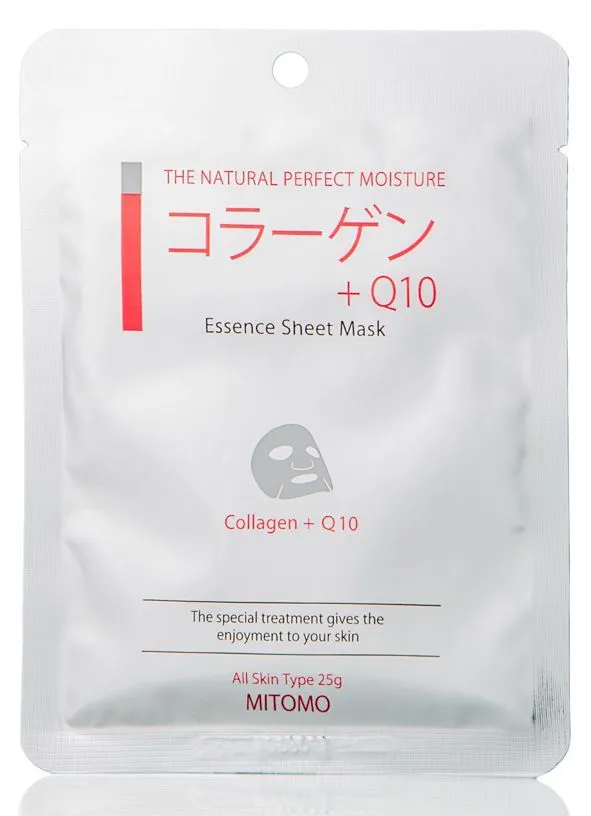 Mitomo Essence Collagen & Q10 Essence Mask (25g)