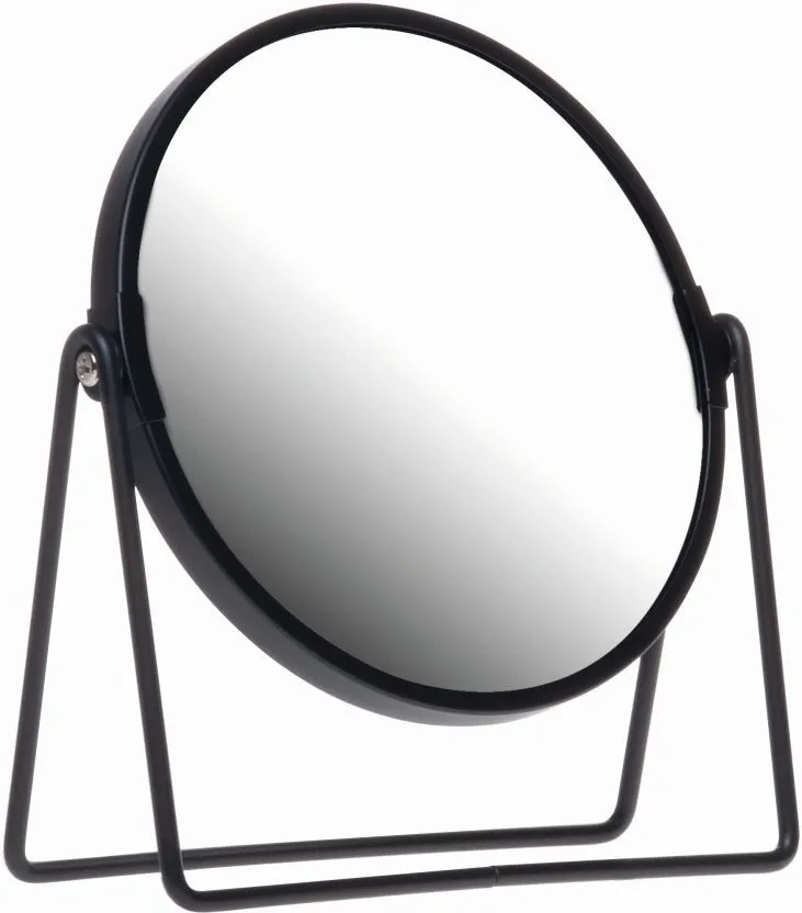 Casuelle Shaving Mirror Matt Black Metal