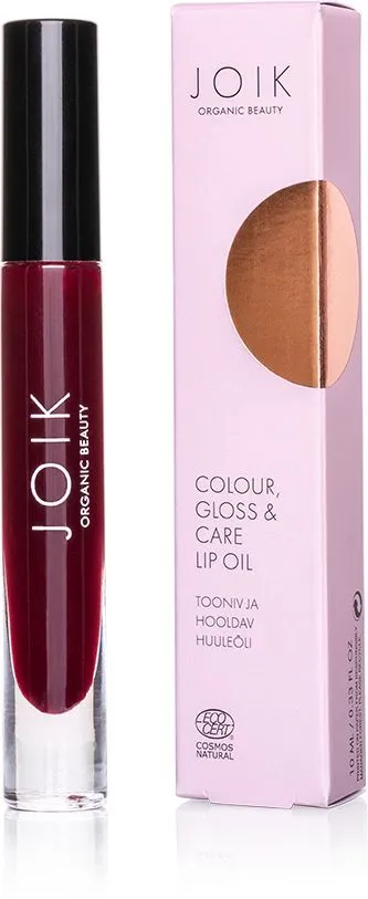 Joik Organic Beauty Colour, Gloss & Care Lip Oil (10mL) 05 Berry Beautiful