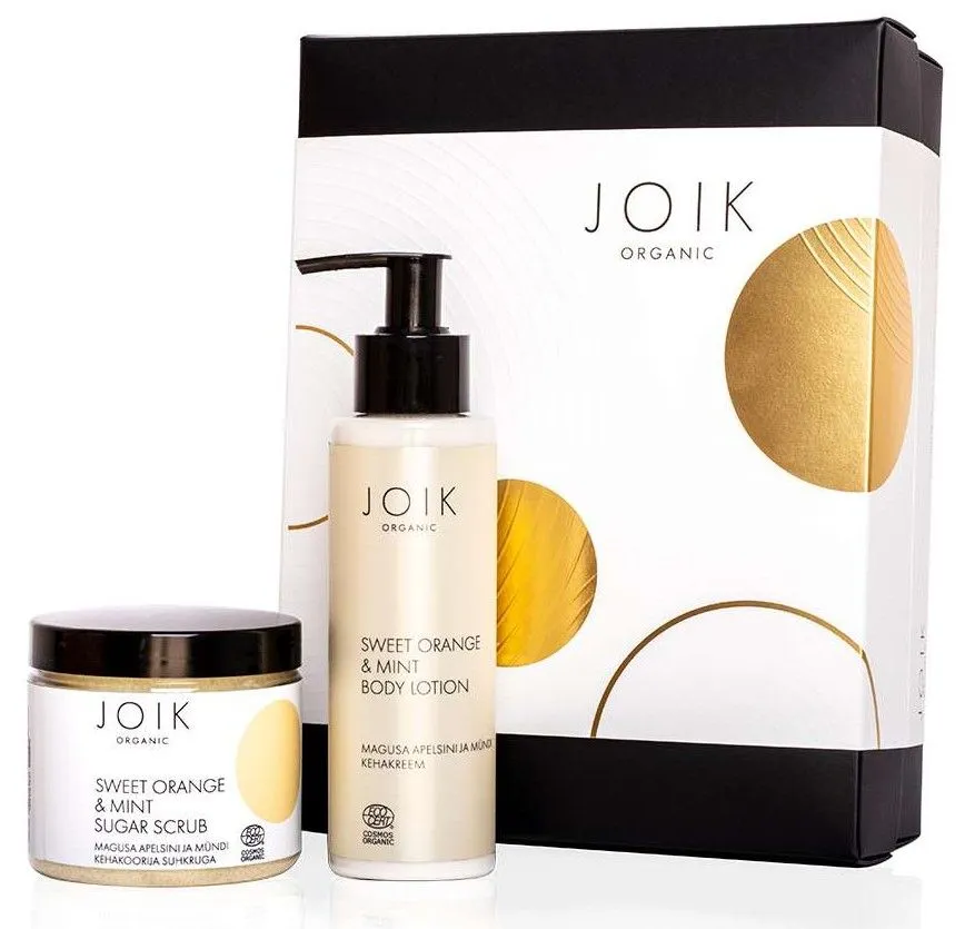 Joik Organic Sweet Orange and Mint Gift Box