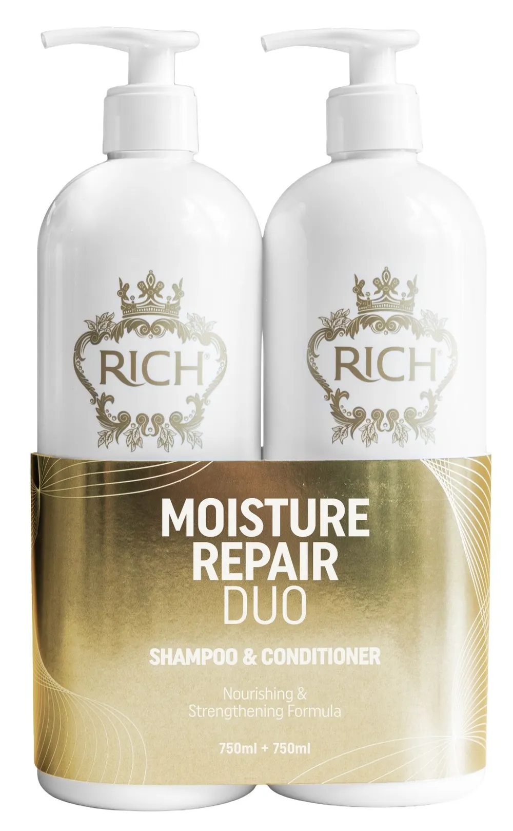 RICH Pure Luxury Moisture Repair Duo (2x750mL)