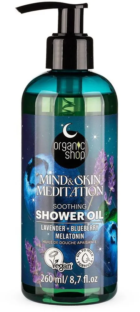 Organic Shop Sleeping Mind & Skin Meditation Shower Oil (260mL)