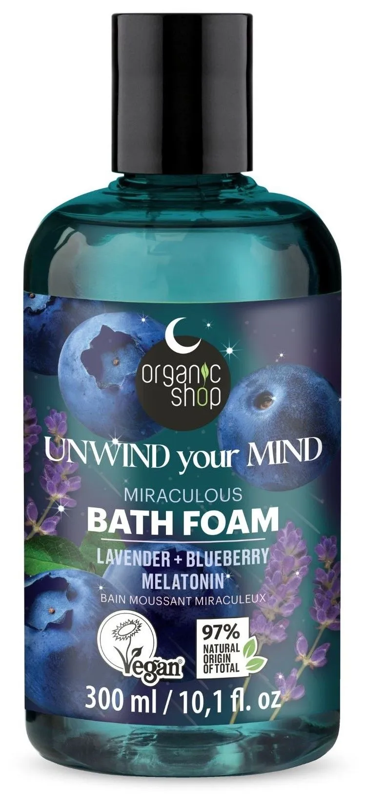 Organic Shop Sleeping Unwind Your Mind Miraculous Bath Foam (300mL)