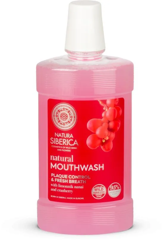 Natura Siberica Mouthwash Plaque Control & Fresh Breath (520mL)