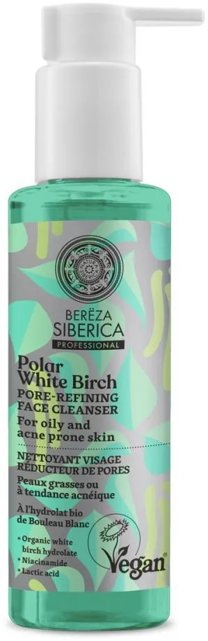 Natura Siberica Polar White Birch Pore-refining Face Cleanser (145mL)