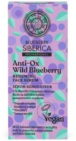 Natura Siberica Anti-ox Wild Blueberry Renewing Face Serum (30mL)