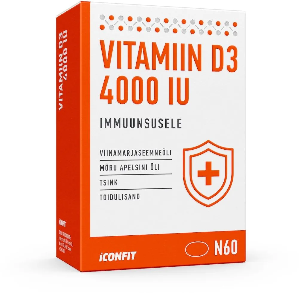 ICONFIT Vitamin D3 For Immunity 4000 IU (60pcs)