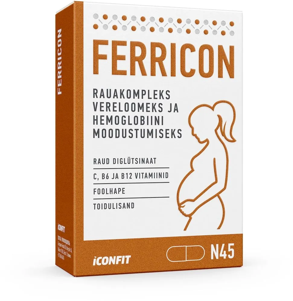 ICONFIT Ferricon Iron Complex For Pregnant Women (45pcs)