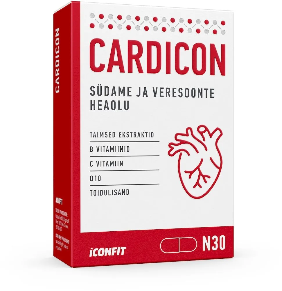 ICONFIT Cardicon For Heart & Blood Vessels Well-Being (30pcs)