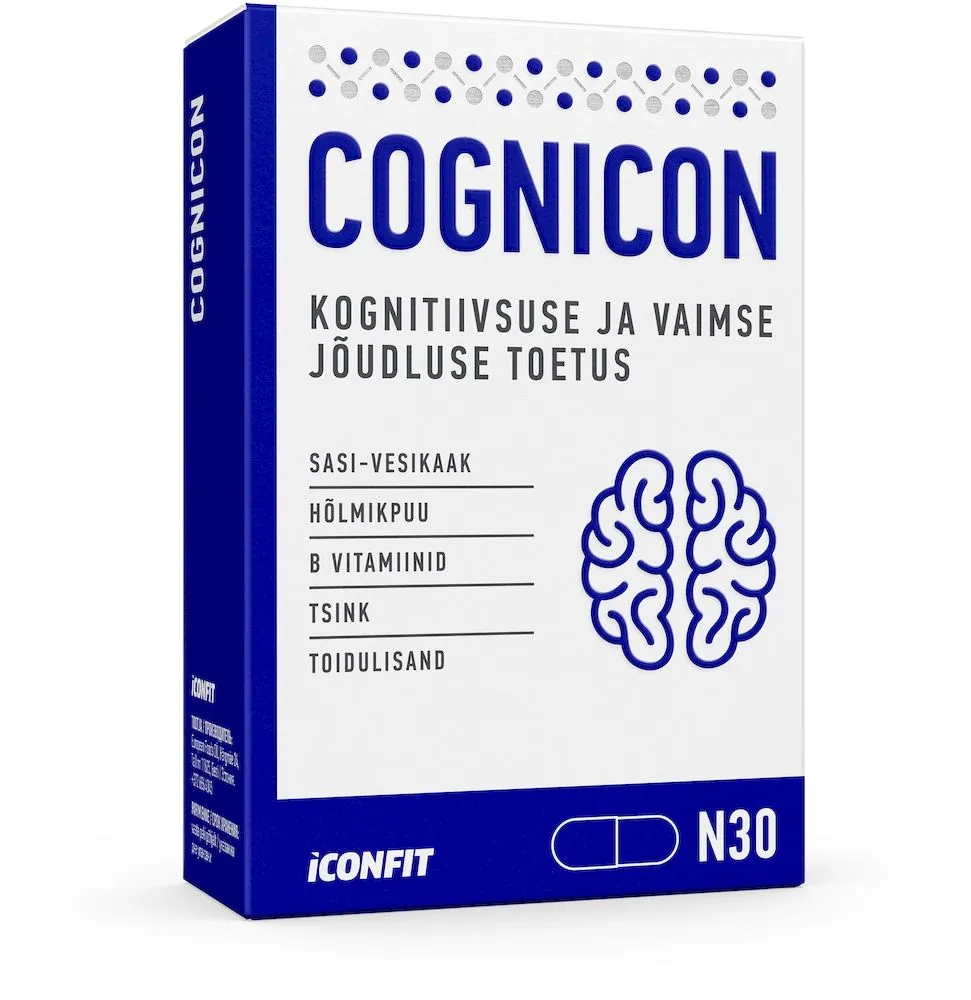 ICONFIT Cognicon For Cognitive & Mental Performance Support (30pcs)