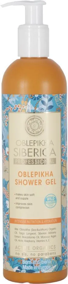 Natura Siberica Oblepikha Shower Gel Intensive Nutrition And Hydration (400mL)
