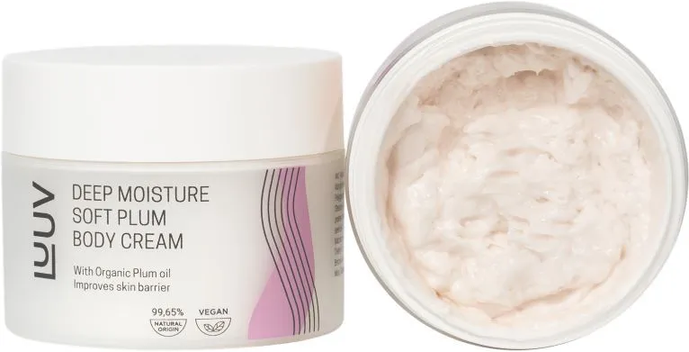 LUUV Deeply Moisturizing Body Cream With Plum Oil (200mL)