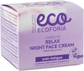 Ecoforia Lavender Clouds Relax Night Face Cream (50mL)