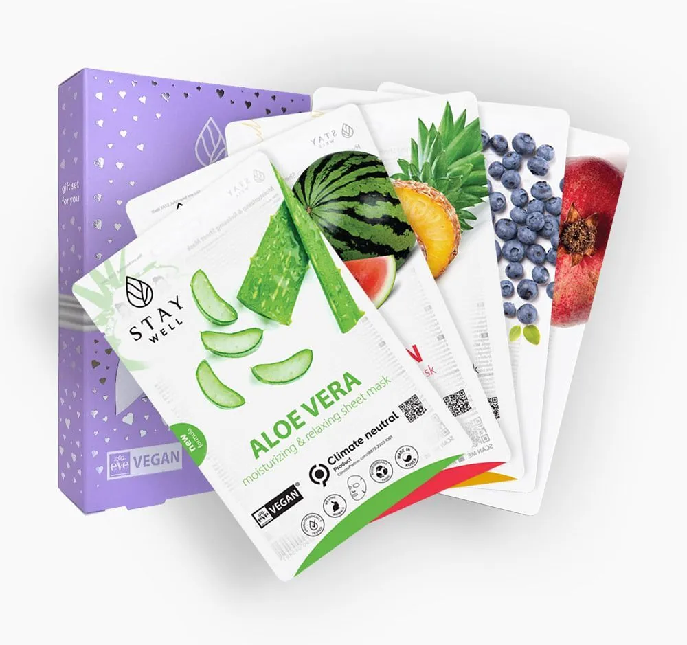 STAY Well Vegan Face Mask Set (5pcs)