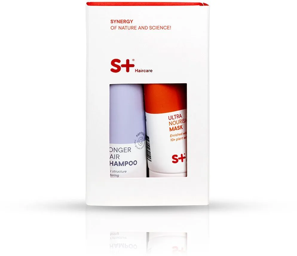 S+ Haircare Longer Hair Shampoo & Ultra Nourishing Mask Set (250mL+150mL)