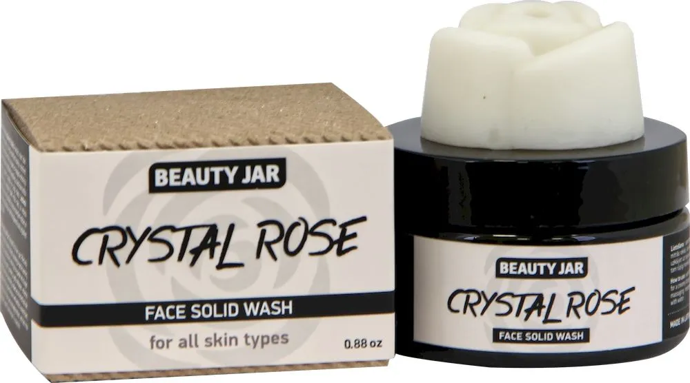 Beauty Jar Face Solid Wash Bar Crystal Rose (25g)