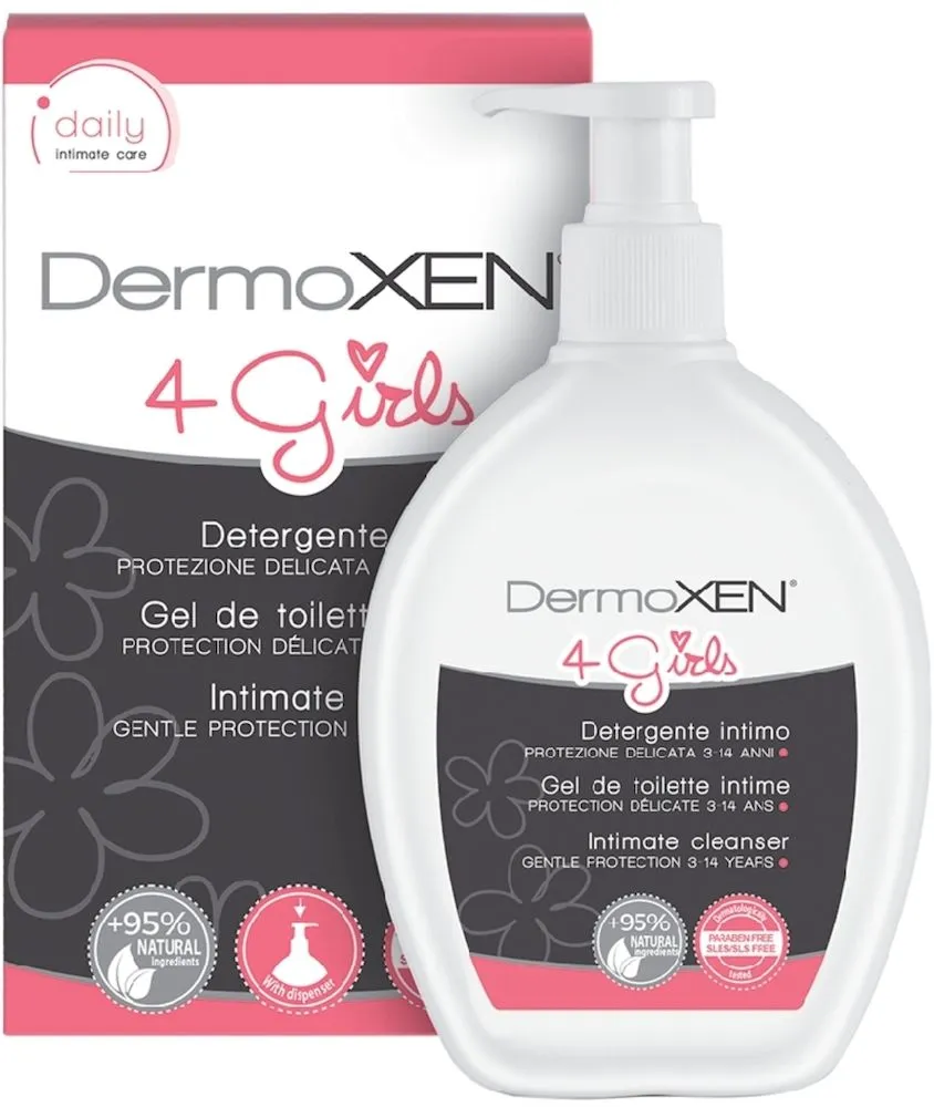 Dermoxen 4Girls Intimate Cleanser For 3-14 Years (200mL)