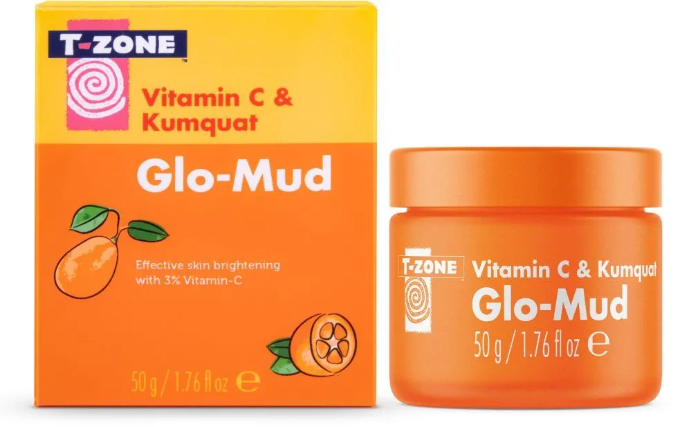 T-Zone Skincare Glo Mud Face Mask Vitamin C & Kumquat (50mL)