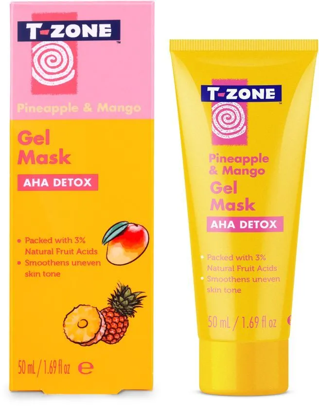 T-Zone Skincare Gel Face Mask Pineapple & Mango (50mL)