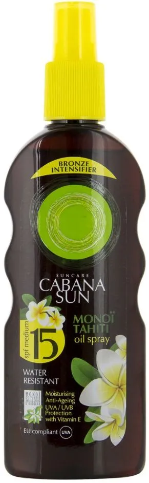 Cabana Sun Deep Tanning Oil with Monoi Taiti SPF15 (200mL)