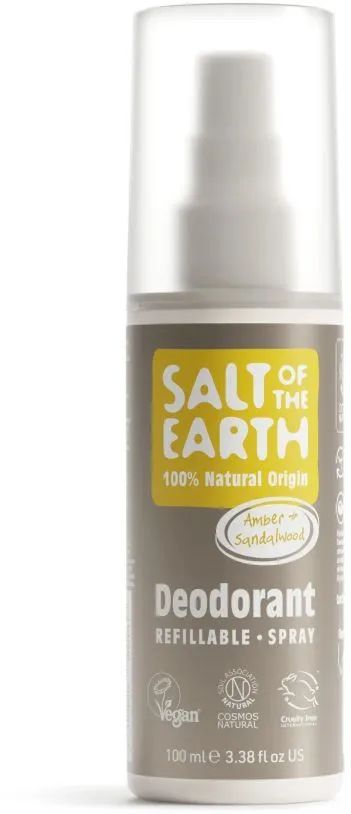 Salt of the Earth Amber & Sandalwood Natural Deodorant Spray (100mL)