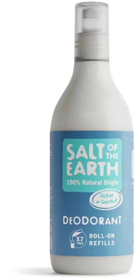 Salt of the Earth Ocean & Coconut Natural Roll-On Deodorant (525mL) Refill