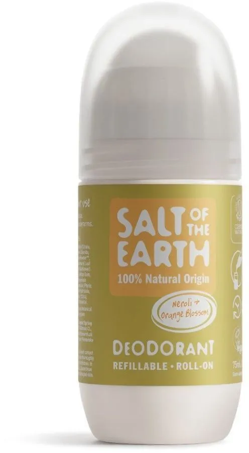 Salt of the Earth Neroli & Orange Blossom Natural Roll-On Deodorant (75mL) Refillable
