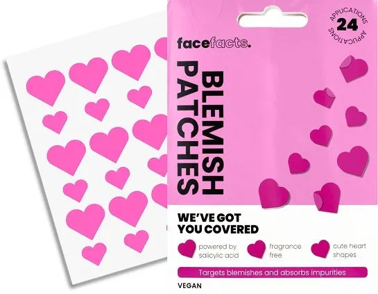 Face Facts Blemish Patches Hearts (24pcs)