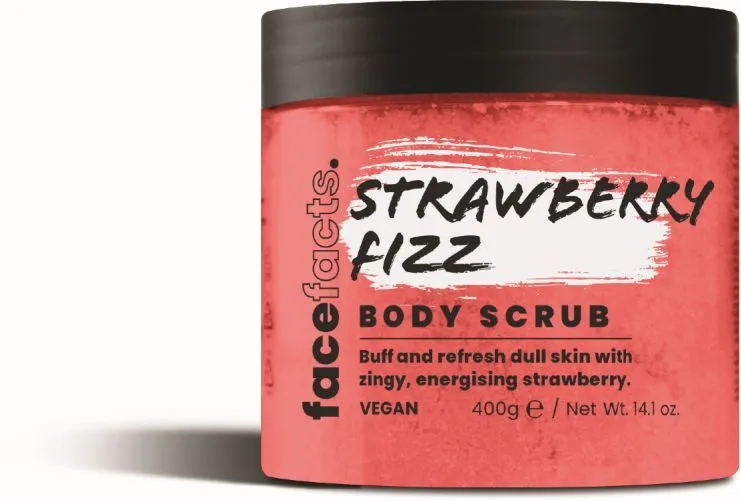 Face Facts Body Scrub Strawberry Fizz (400mL)