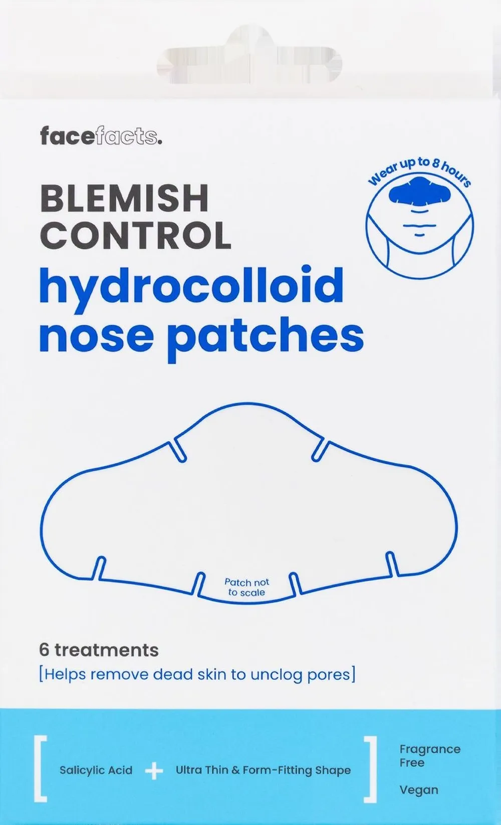 Face Facts Hydrocolloid Nose Patches (6pcs)