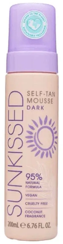Sunkissed Self Tan Mousse (200mL) Dark