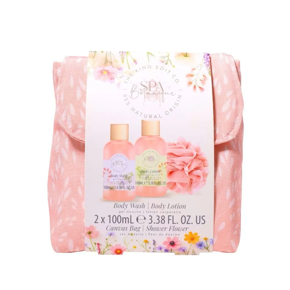 The Kind Edit Co. Spa Botanique Mini Shower Pouch