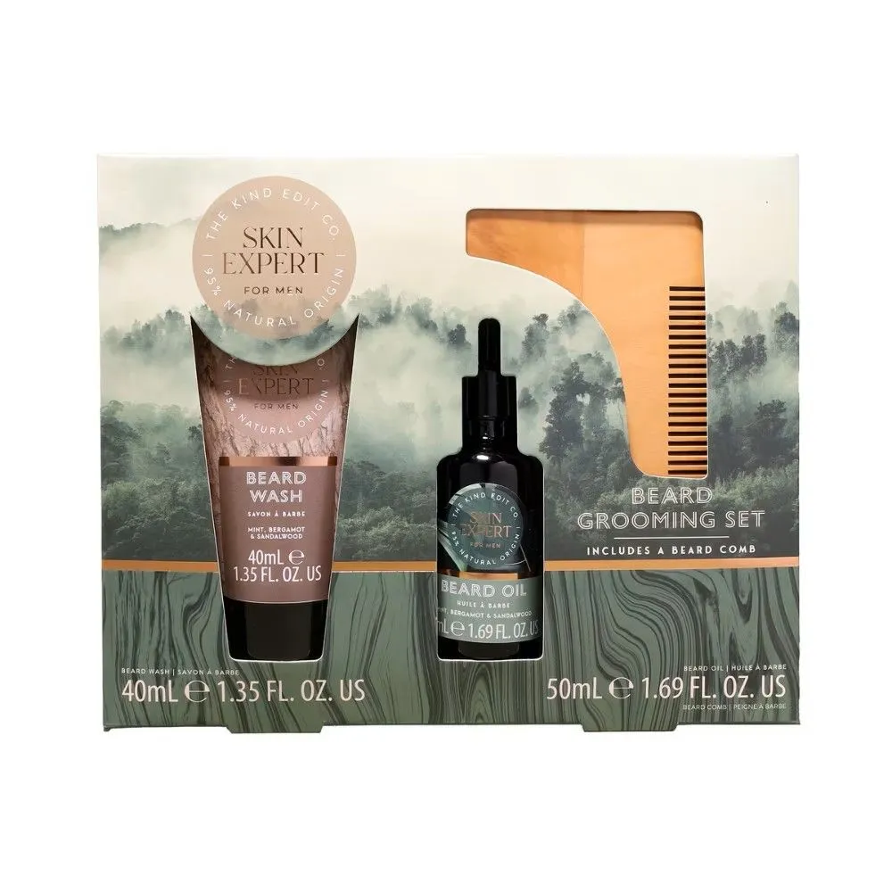 The Kind Edit Co. Skin Expert Beard Grooming Set