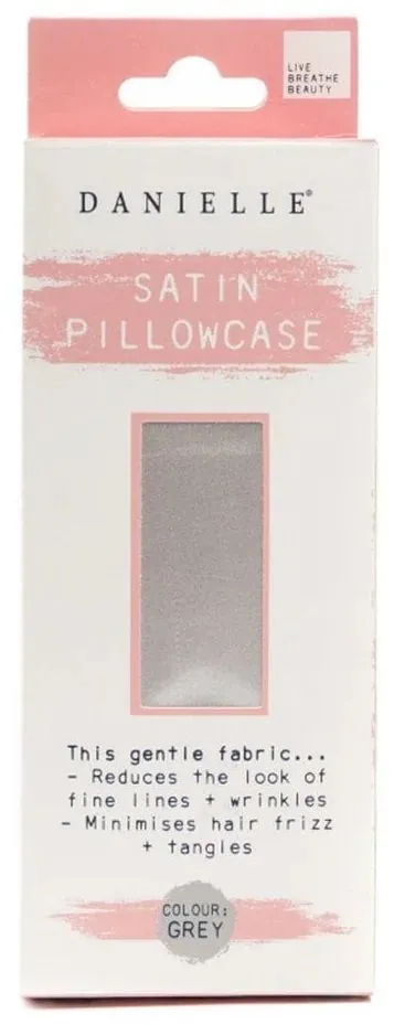Danielle Satin Pillowcase Grey