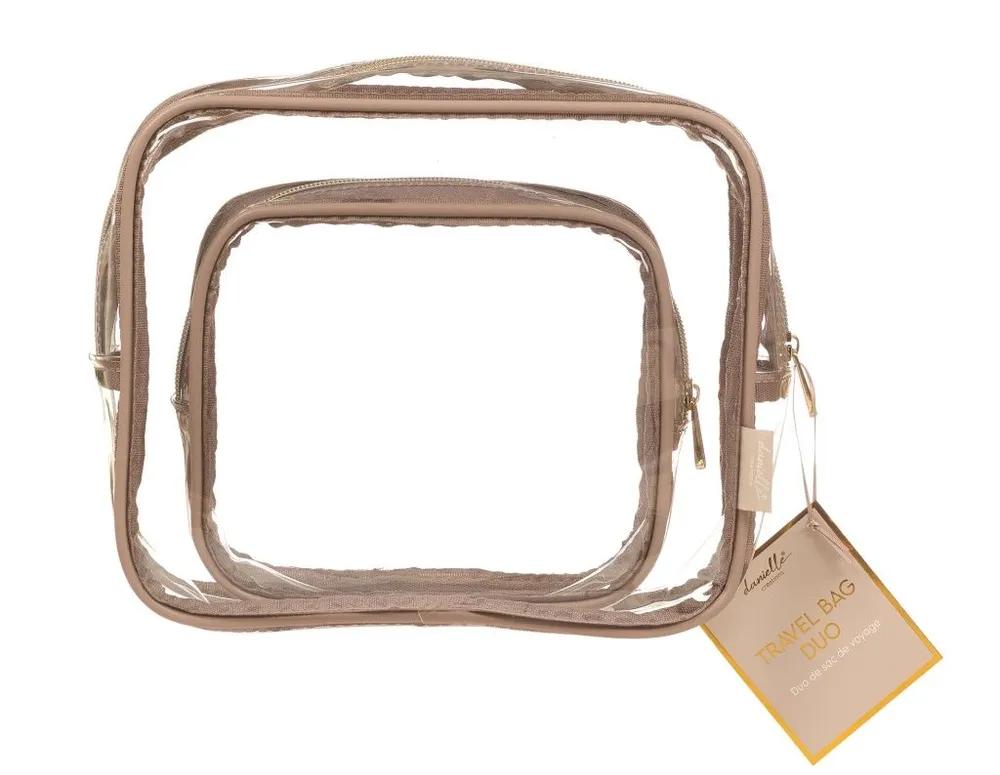 Danielle Simply Slouch Clear Travel Bag Duo