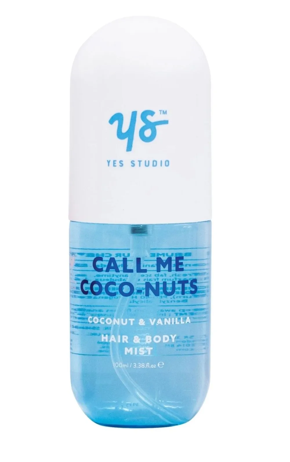 Yes Studio Hair & Body Mist Coconut & Vanilla (100mL)