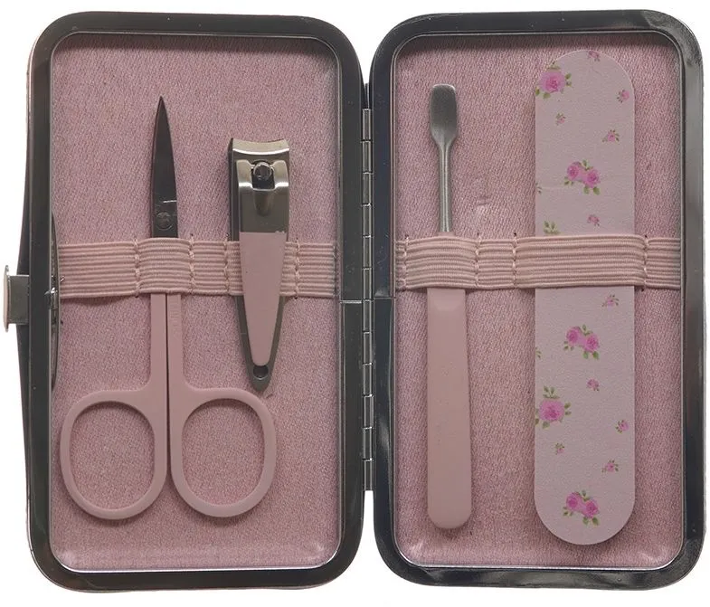 The Vintage Cosmetic Company Manicure Purse Rose