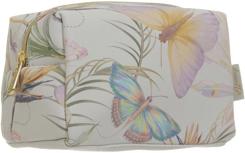 Danielle Cosmetic Bag Butterfly Boxy