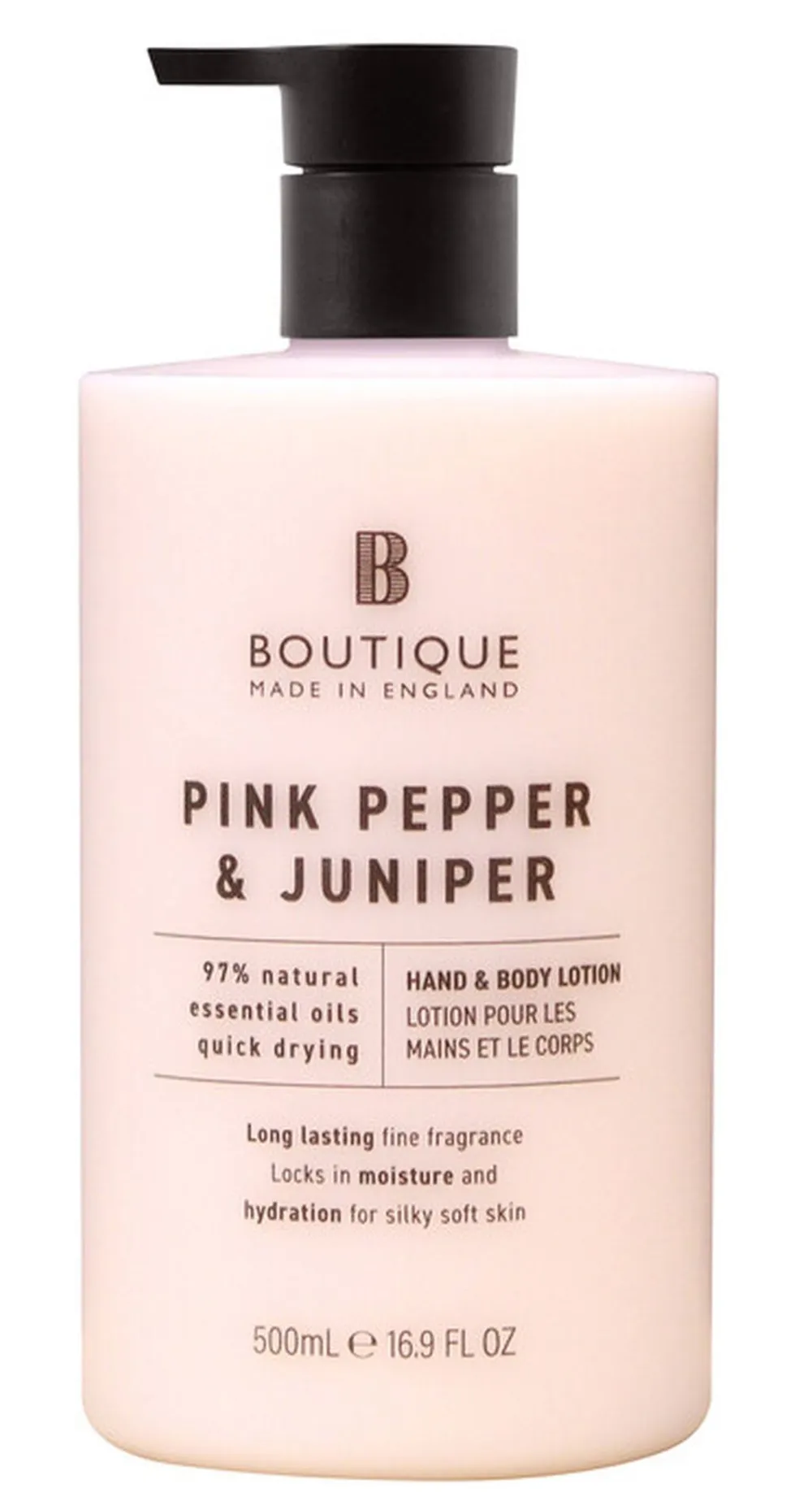 Boutique Hand & Body Lotion  (500mL) Pink Pepper & Juniper