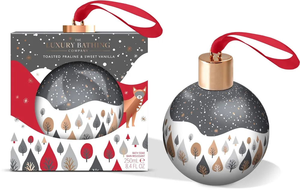 The Luxury Bathing Company Gift Set Toasted Praline & Sweet Vanilla Festive